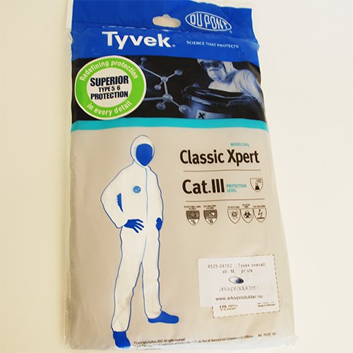 Tyvek overall, M, pr stk.