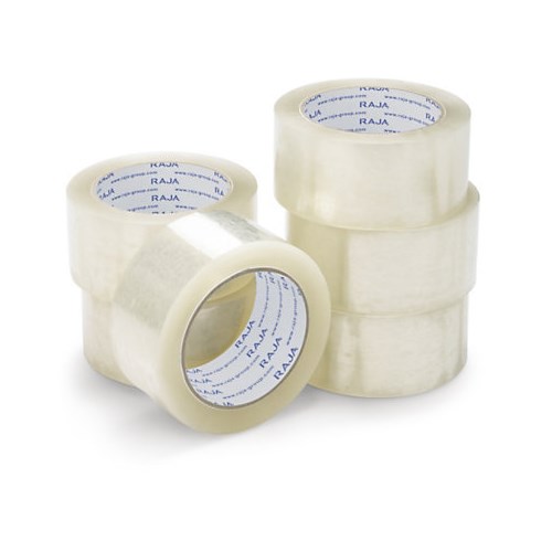 Pakketape, PP-tape, klar 30my, 50 mm x 66 m