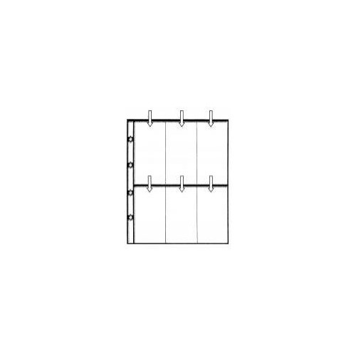 Mappe for 6 ark 75 x 140 mm, à 10 stk