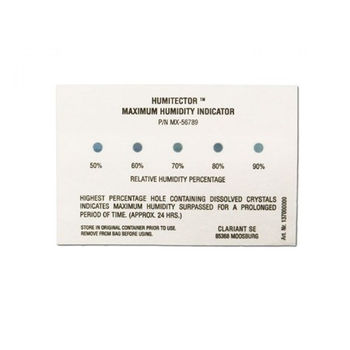 Maximum Humidity Indicator Strip