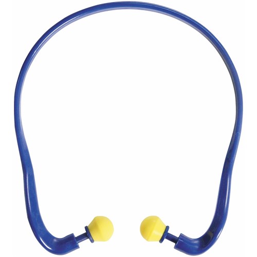 Ørepropper bøyle , EN352-2, Blå/gul