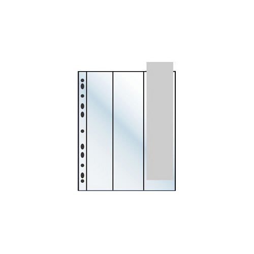Mappe med 3 lommer 295x70 mm (vertikal) à 10 stk